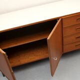 1960s sideboard in teak and formica