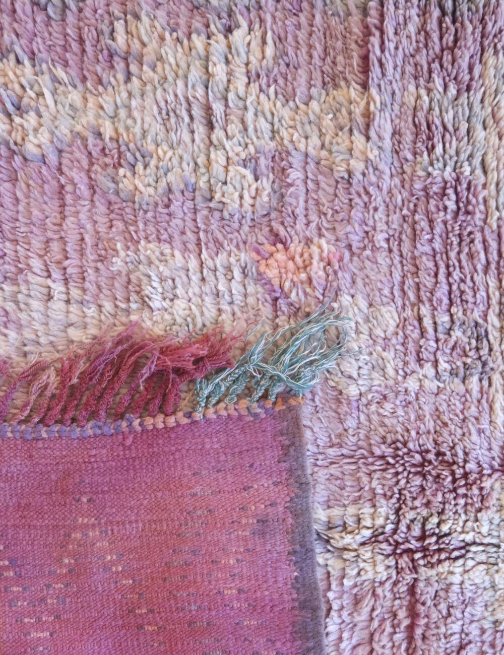 Vintage Purple Lavender Rug - 267 x 130 cm