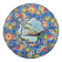 Decorative plate in Longwy enamels
