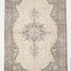5x9 Classic Brown & Beige Vintage Rug, 163x267Cm