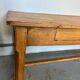 Antique solid wood farmhouse table with 2 drawers
