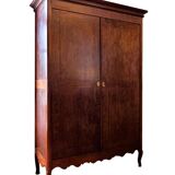 Petite armoire de port en acajou XVIIIe siècle