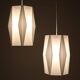 Ensemble rare de 2 lampes suspendues par Lars Schiøler pour Hoyrup / Hoyruplight / années 1960-1970