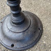 Café table bistro vintage brasserie 1890-1910 cast iron & fir