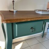 Oak desk with two drawers