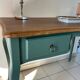 Oak desk with two drawers
