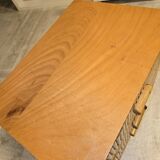 Vintage bamboo bedside table