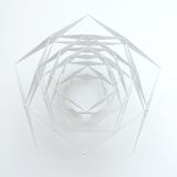 Danish ceiling pendant by Preben Dal for Hans Følsgaard, 1960's