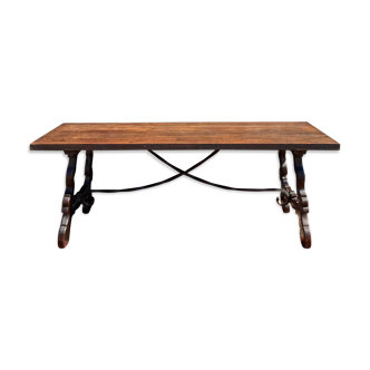 Spanish table in 19th century walnut