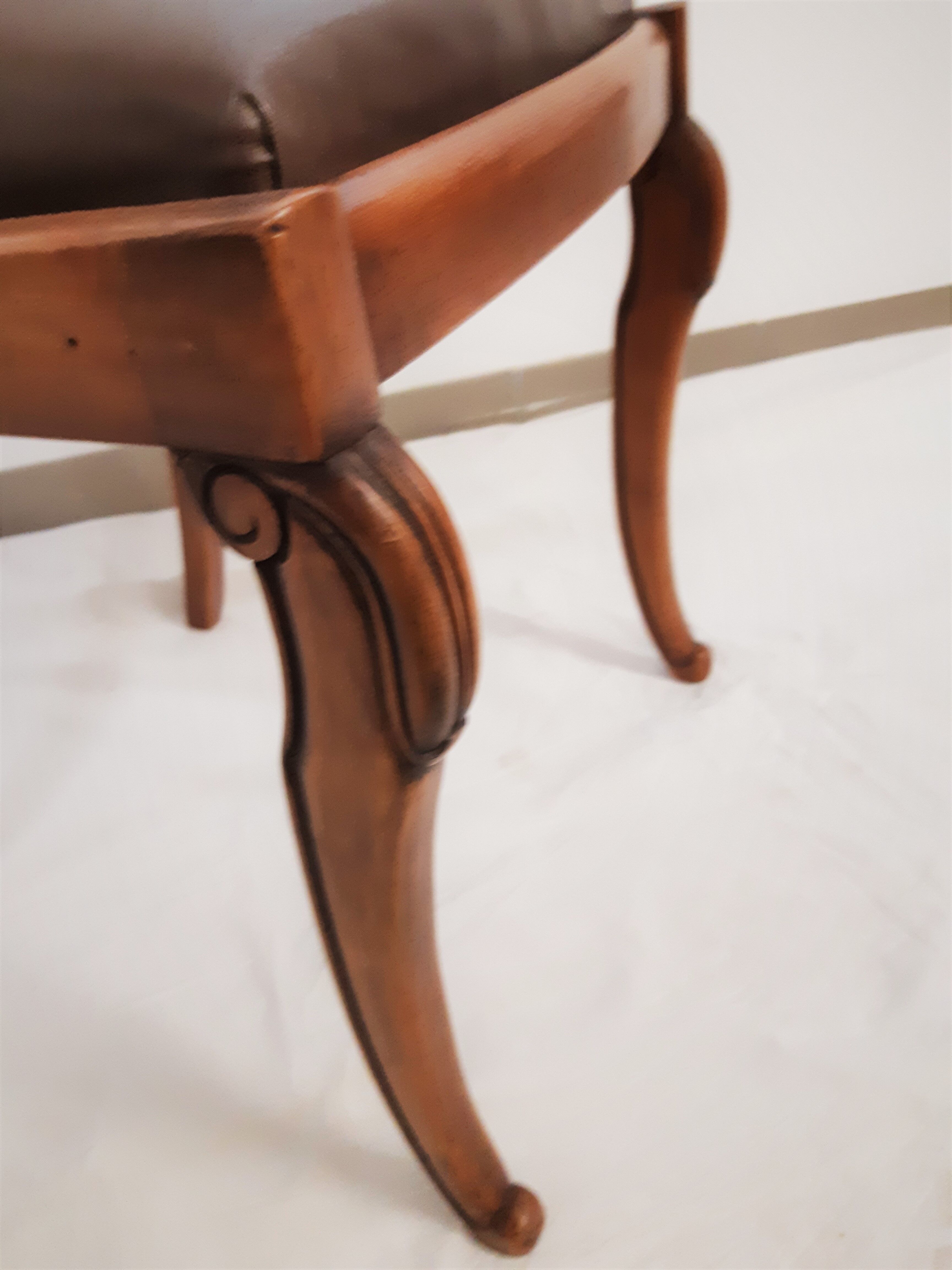 Set of 6 restored Restoration style chairs