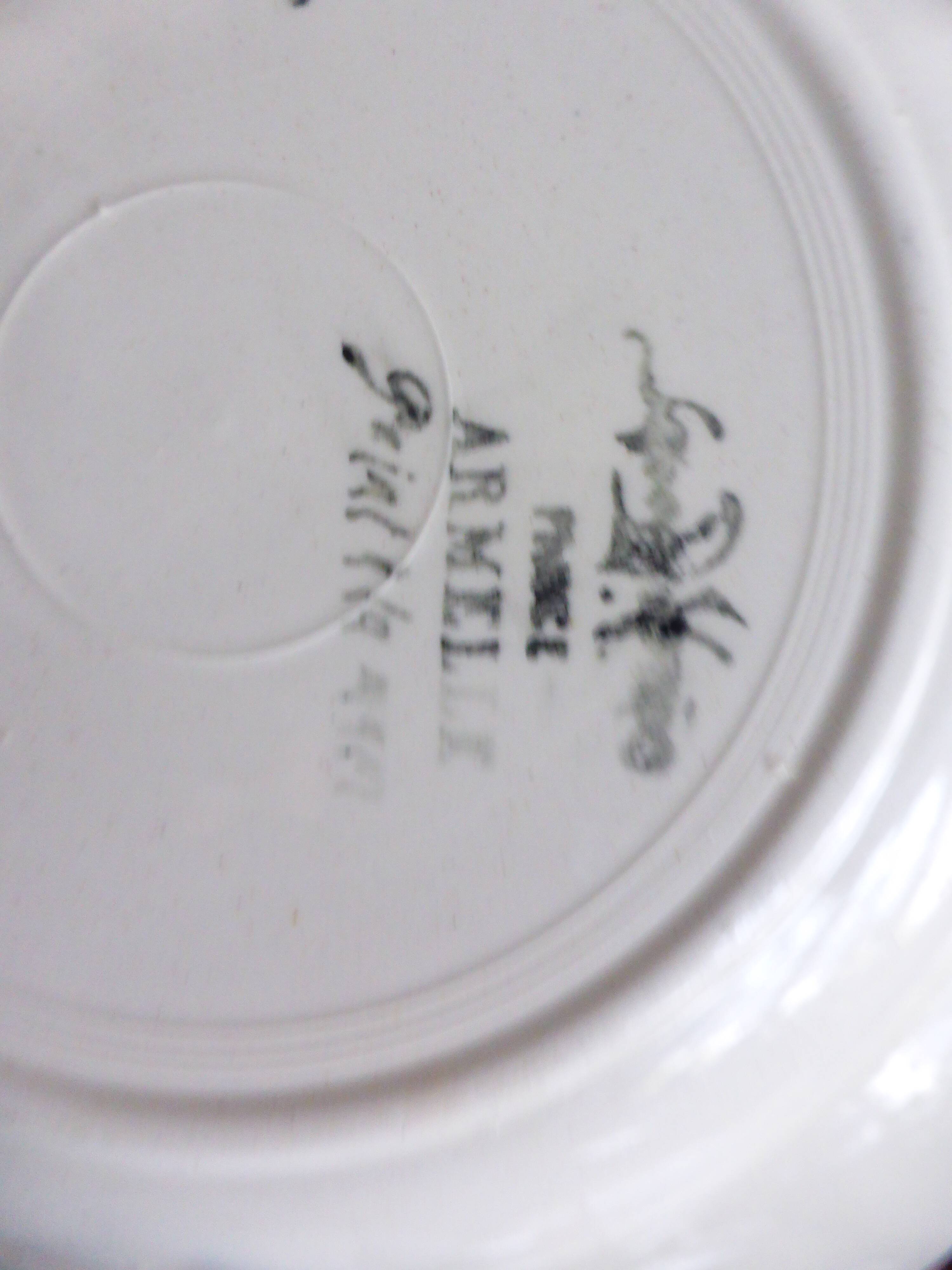 1 deep plate Sarreguemines model Armelle 221276