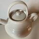 Antique Digoin earthenware teapot