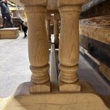 Solid oak farmhouse table