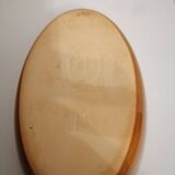 Set of 5 small old enameled terracotta dishes