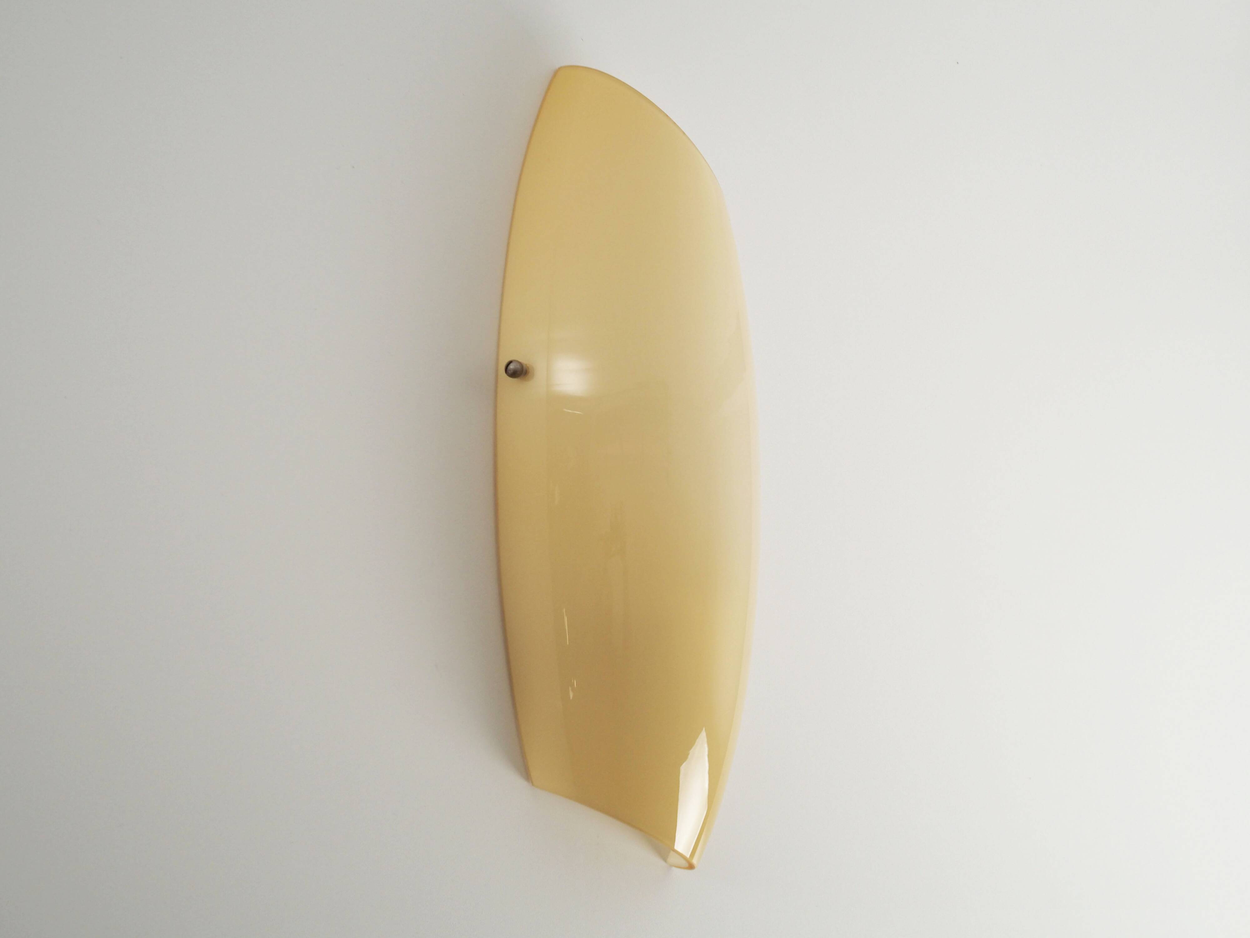 Wall lamp, Murano glass, Italian design, 1970s, manufacture: Italy