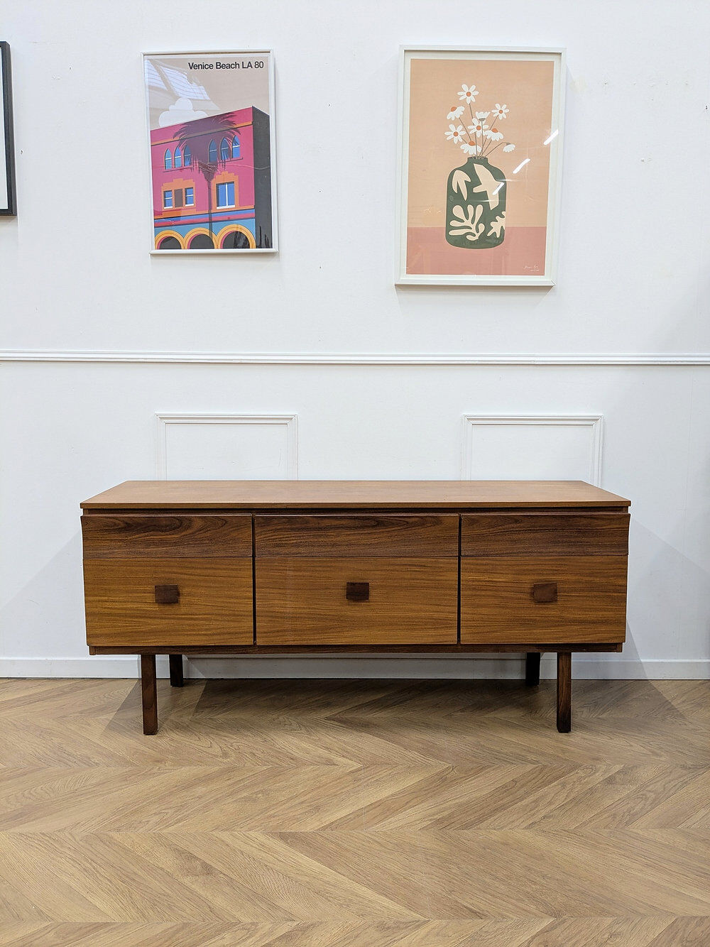Vintage mid-century teak sideboard