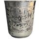 Gobelet à vodka argent russe Moscou décor ciselé XIXème