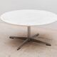 Mid-Century Marble Round Coffee Table, 1960s