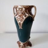 Art Nouveau style slip vase signed Gustave de Bruyn - 1920s