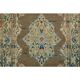 Vintage Turkish Oushak Handmade Wool Cotton Brown Runner Rug 127x310