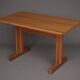 Table de cuisine en pin massif, années 1970