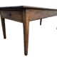 Table de ferme en chêne 2 tiroirs 19’S