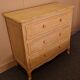 Louis XV / Provençal style chest of drawers – 3 drawers – Light patina (Ivory and Honey)