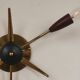 Brass Sputnik ceiling or wall light