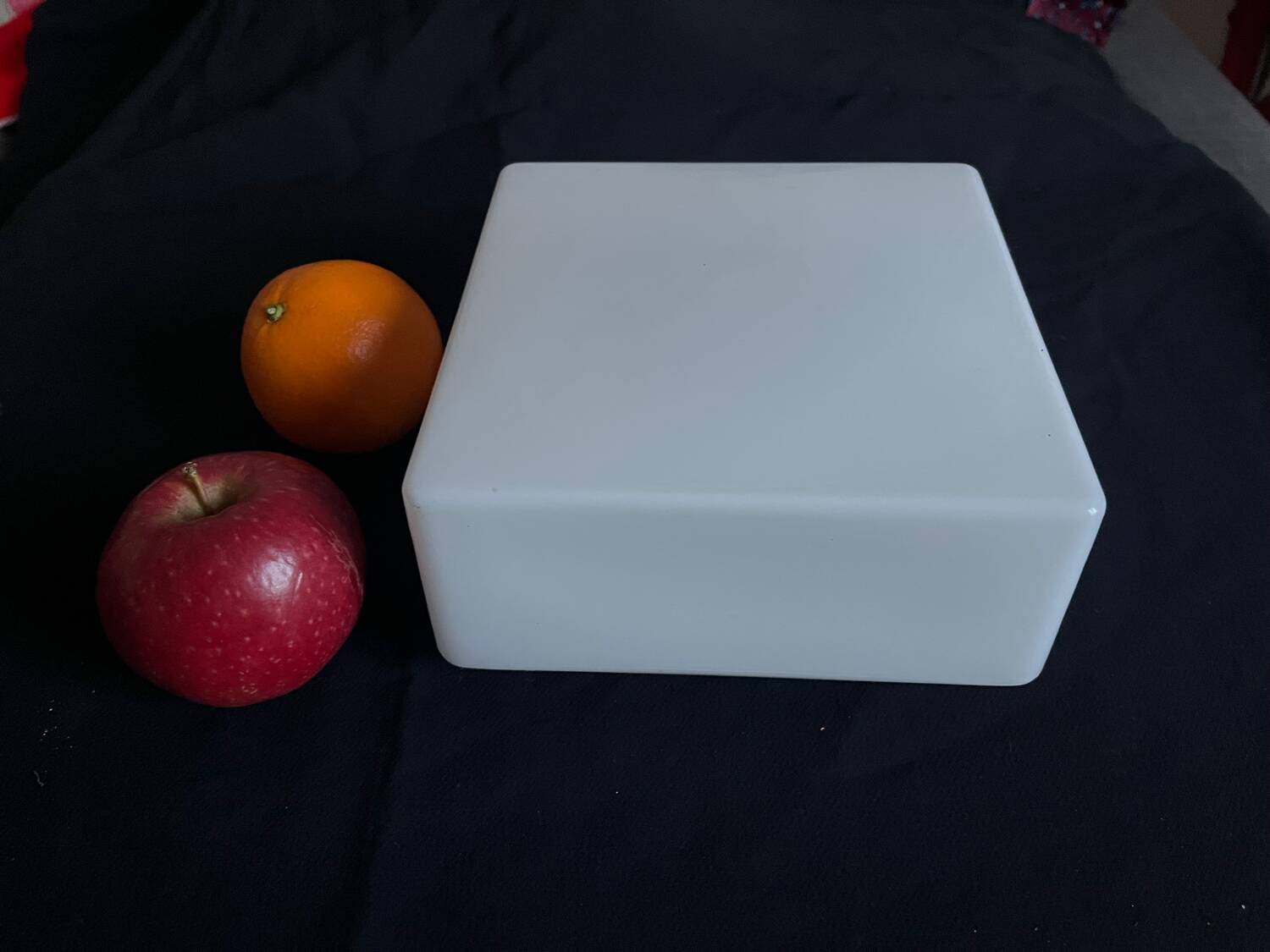 Opaline square perfect wall light or ceiling light