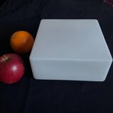 Opaline square perfect wall light or ceiling light