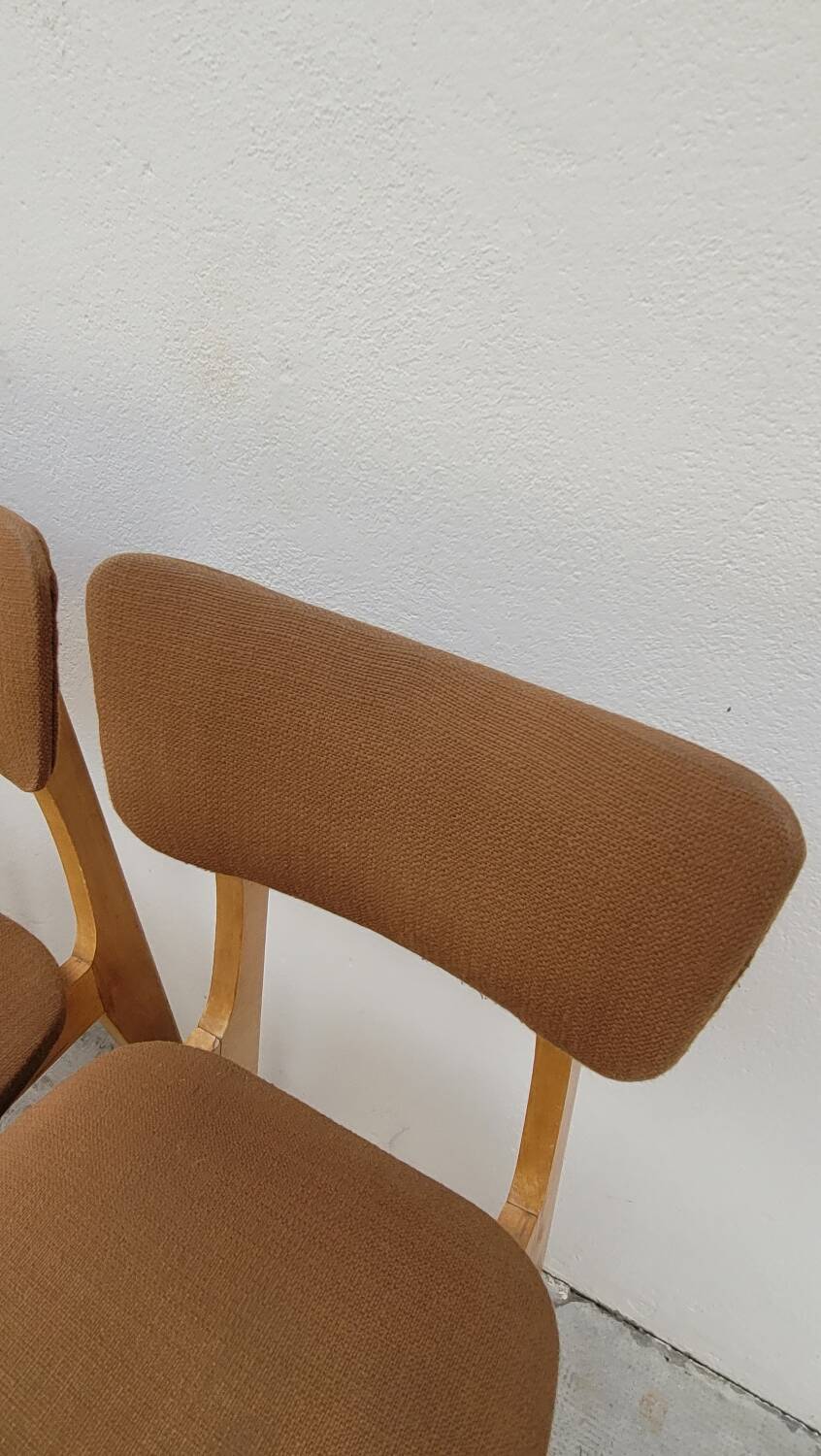 Series of 4 vintage chairs - 1950s