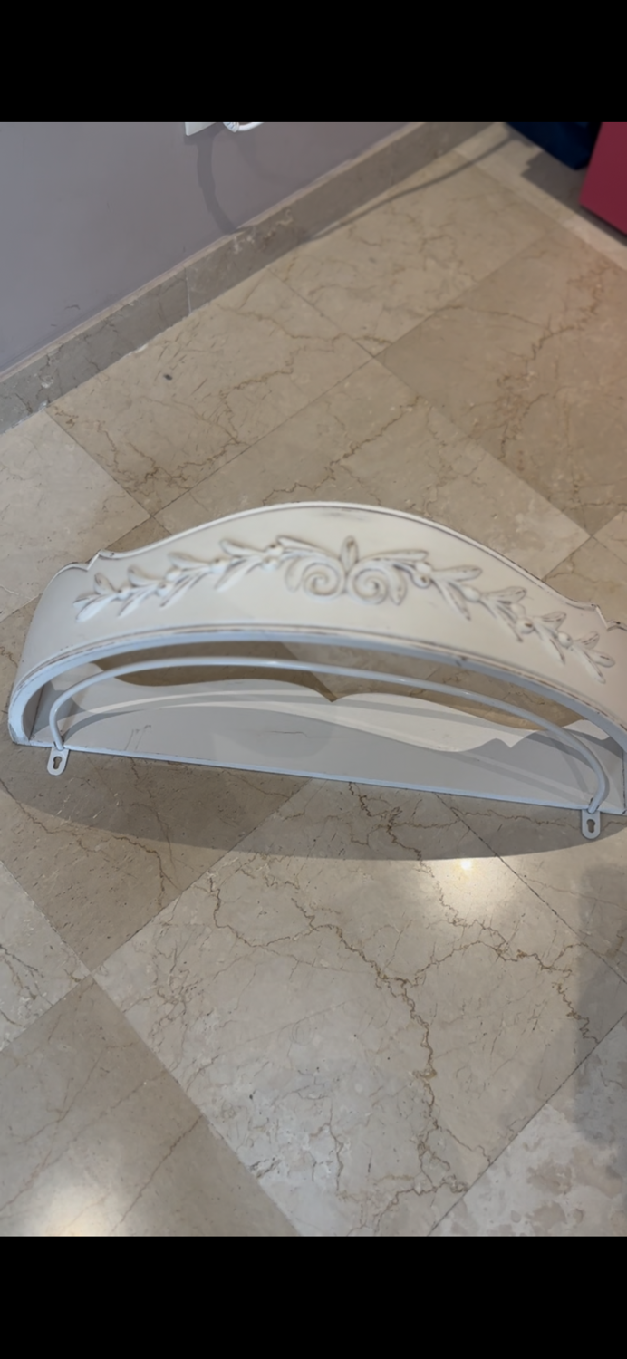 Hanging canvas headboard