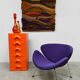 Vintage rare Space Age Quadro chest of drawers Jurgen Lange Schönbuch