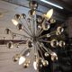 1970s chrome metal Sputnik chandelier