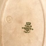 Plat oval Longwy