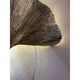 Set of 2 Contemporary Italian Brass Leaf Wall Sconce by Simoeng