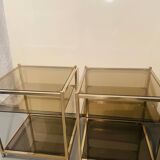 Hollywood Regency coffee table / end table dlg Guy Lefèvre circa 1970