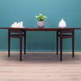 Table ovale en palissandre, années 1950, design danois, designer : Arne Vodder, productio