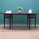 Table ovale en palissandre, années 1950, design danois, designer : Arne Vodder, productio