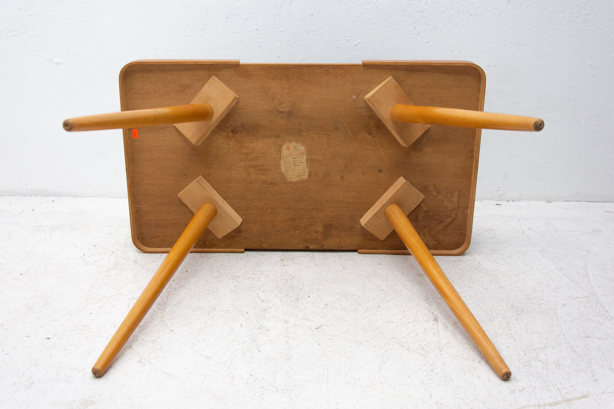 Mid century opaxite glass coffee table, 1960´s, Czechoslovakia