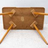 Mid century opaxite glass coffee table, 1960´s, Czechoslovakia