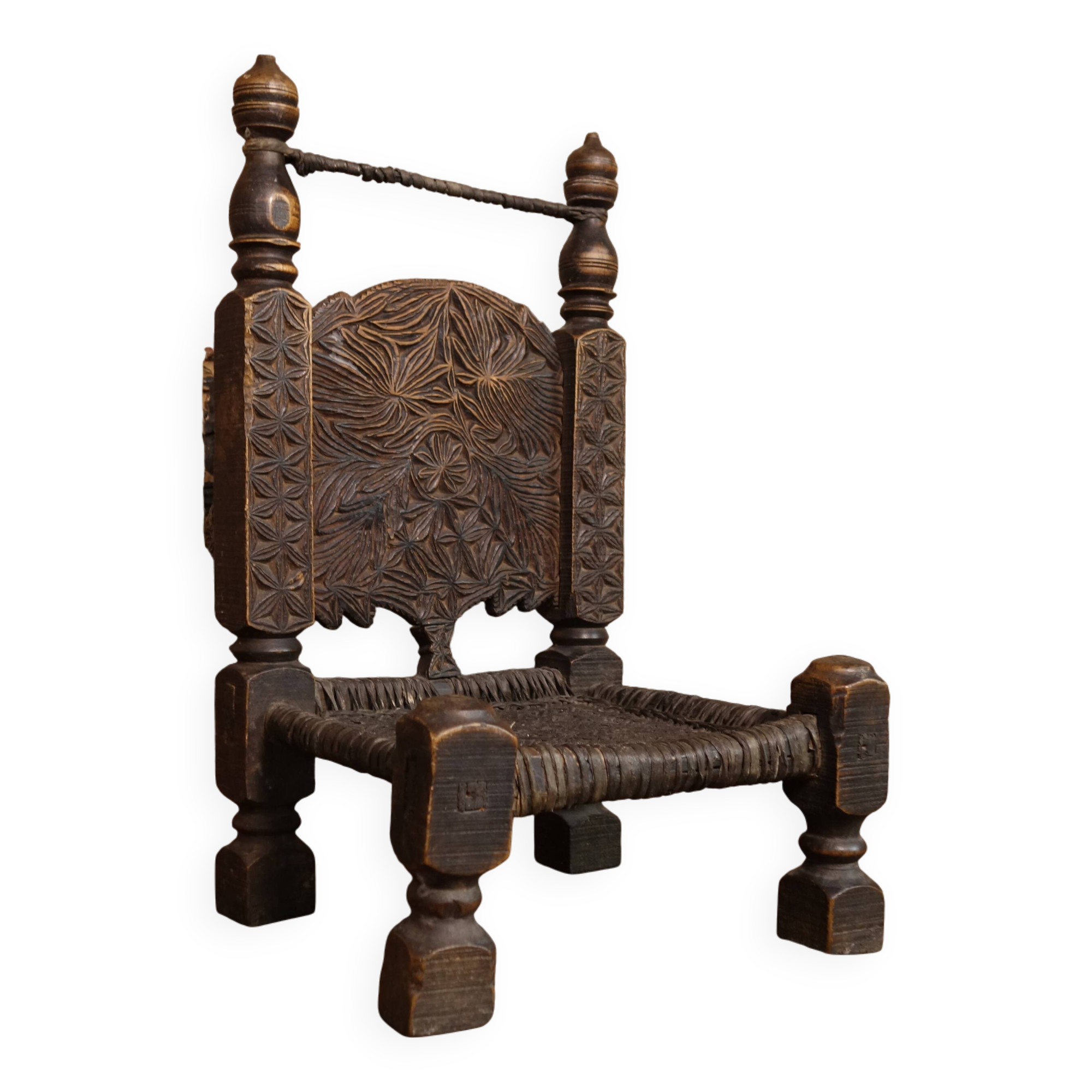 Antique Afghan chair
