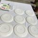 9 assiettes plates 50 MBFA Pornic