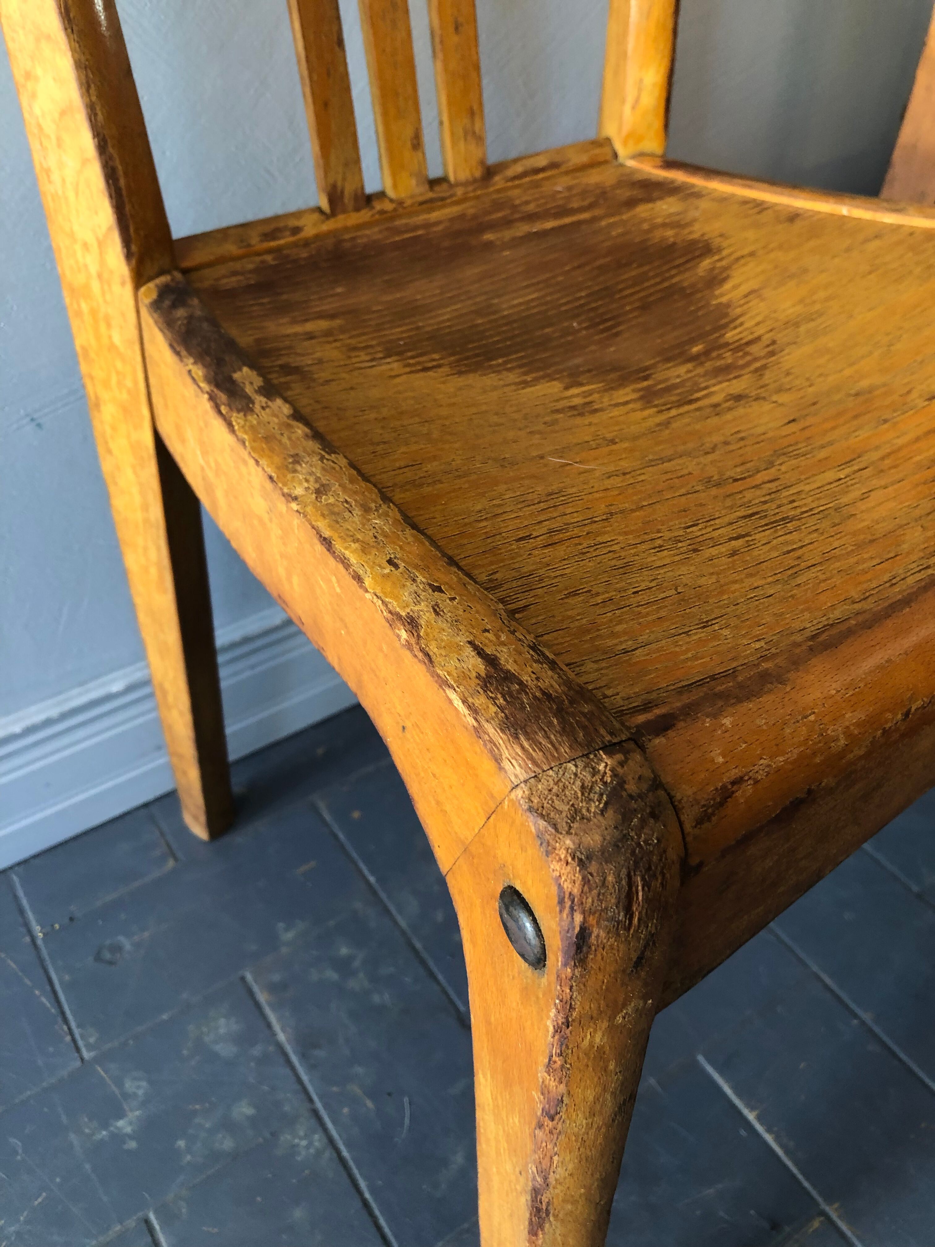 3 vintage Stella bistro chairs