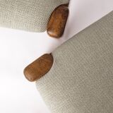 Set of 4 Vintage Oak Dining Chairs, 1960s Swedish Design by Alb Johansson