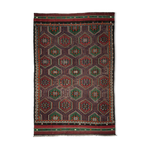 Tapis turc kilim 302x206 cm vintage