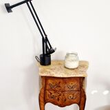 Chest of drawers marquetry Louis XVI style signed Marquant