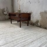 Small modernist oak planter from the 1950s