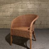 1960s rattan armchair