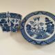 Blue Willow porcelain cup